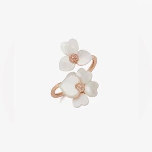KATE SPADE PRECIOUS PANSY WRAP RING 6 NWOT